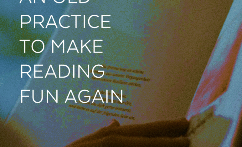 Dusting Off an Old Practice to Make Reading Fun Again Dusting Off an Old Practice to Make Reading Fun Again