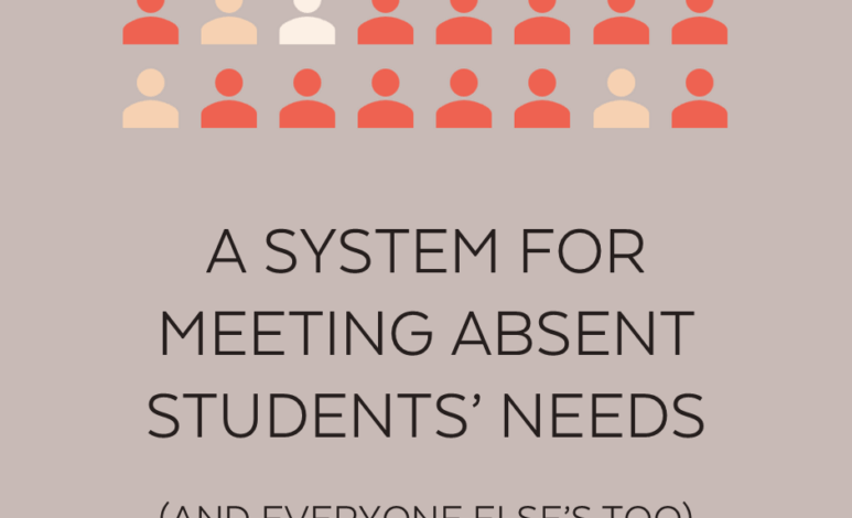 A System for Meeting Absent Students’ Needs (and Everyone Else’s Too)