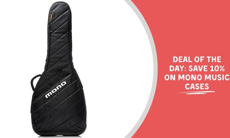 Deal of the Day: Save 10% on MONO Music Cases Deal of the Day: Save 10% on MONO Music Cases