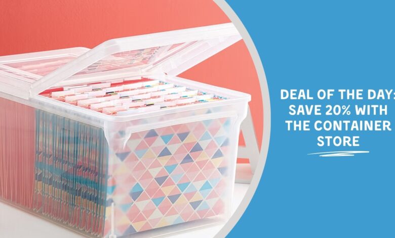 Deal of the Day: Save 20% With The Container Store Deal of the Day: Save 20% With The Container Store