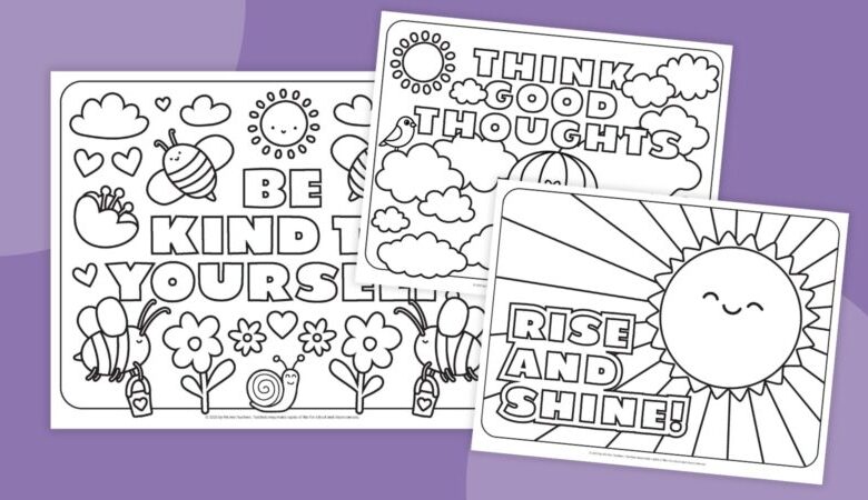 Inspirational Coloring Pages (Free Bundle) Inspirational Coloring Pages (Free Bundle)