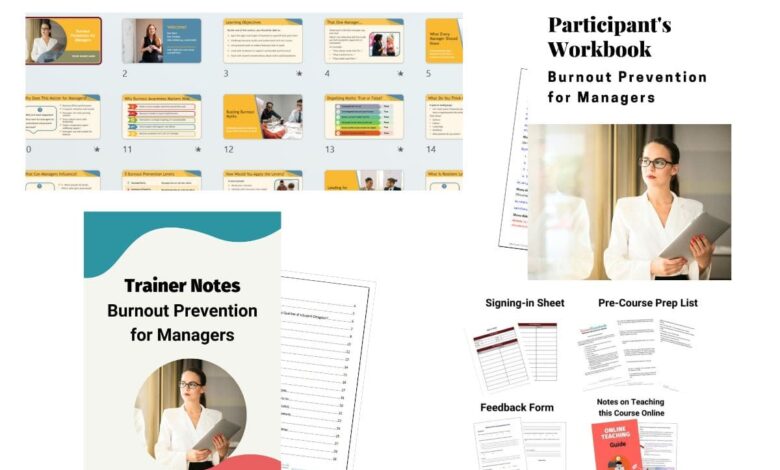 Burnout Prevention for Managers Training Materials Toolkit Burnout Prevention for Managers Training Materials Toolkit