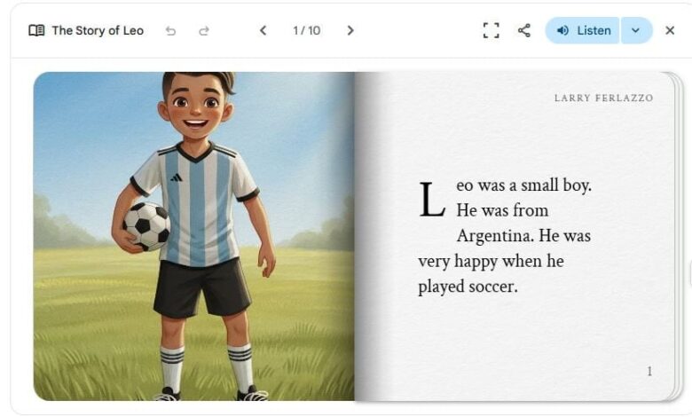 Google Has Often Failed At AI, But They Have Hit It Out Of The Park – For ELLs, At Least – With New “Storybook” Google Has Often Failed At AI, But They Have Hit It Out Of The Park – For ELLs, At Least – With New “Storybook”